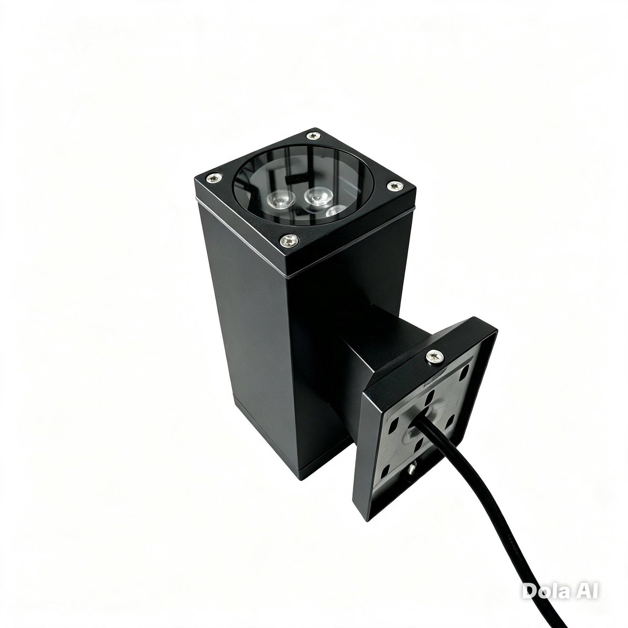 Фасадный светильник, цвет: черный 2*7W  3000K 2160Lm 63*160мм IP65 EVEREST LED